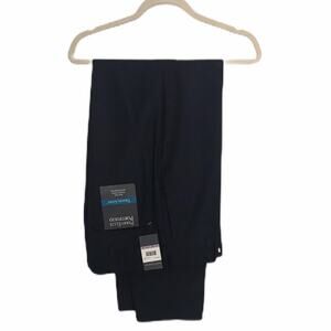 Perry Ellis Classic-Fit Stretch Pant Blue 32x32
